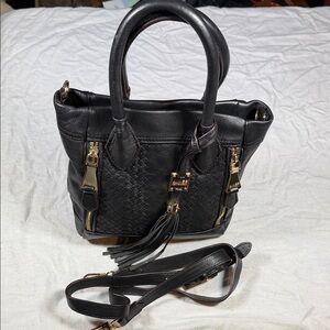 Aimee Kestenberg Black Leather Shoulder Bag